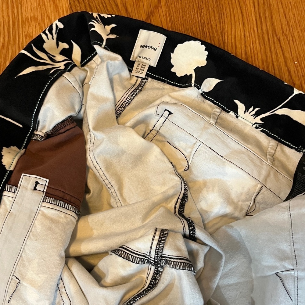 Anthropologie x Maeve Cropped Velvet Wide-Leg Pants Size 22W NWT - Picture 12 of 15